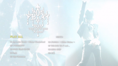 20171114.2215.2 BoA - The Live 2009 X'mas (DVD) menu 1.png