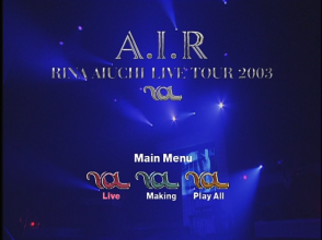 20210601.1855.05 Rina Aiuchi - Live Tour 2003 ''A.I.R'' (DVD) menu 1.png